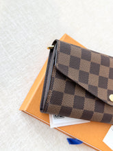 Load image into Gallery viewer, LOUIS VUITTON Damier Ebene Sarah Wallet