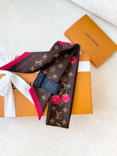 Load image into Gallery viewer, LOUIS VUITTON LV x TM Takashi Murakami Monogram Cerise Bandeau / Brown