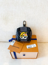 Load image into Gallery viewer, LOUIS VUITTON Monogram Eclipse LV Made Squared Pouch Bag Charm