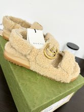 Load image into Gallery viewer, GUCCI 2024 Women’s Double G Sandals in Beige - EU37.5