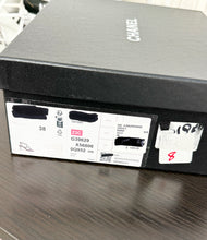 Load image into Gallery viewer, CHANEL 2023 SS Cruise Open Toe Pin Heel Sandals in White - EU38