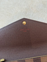 Load image into Gallery viewer, LOUIS VUITTON Damier Ebene Sarah Wallet
