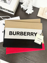 Load image into Gallery viewer, ▪️SOLD▪️BURBERRY Unisex Wool-Silk Icon Stripe Logo Scarf - Archive Beige