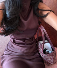 Load image into Gallery viewer, π NEW! 2025 GOYARD Anjou Canvas Leather Reversible Mini Tote Bag / Burgundy