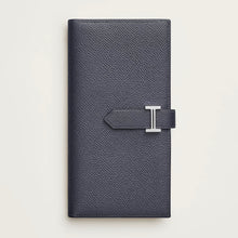 Load image into Gallery viewer, HERMES 2022 Bearn Wallet in Bleu Indigo / Epsom Leather