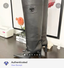 Load image into Gallery viewer, VERSACE La Medusa Leather Boots (EU38)
