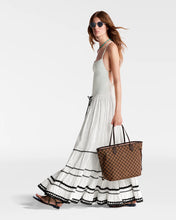 Load image into Gallery viewer, LOUIS VUITTON Neverfull MM Damier Ebene Canvas Tote Bag in Rose Ballerine