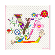 Load image into Gallery viewer, LOUIS VUITTON 2025 LV x TM Monogram Superflat Square 90