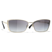 Load image into Gallery viewer, CHANEL Rectangular Metal Sunglasses / Gold Gray Gradient