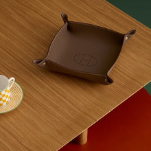 Load image into Gallery viewer, HERMES Taurillon Clemence Mises et Relances H Evelyne Change Tray in Étoupe