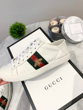Load image into Gallery viewer, GUCCI Women’s White Ace Leather Sneakers EU36/US6.5