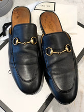 Load image into Gallery viewer, GUCCI Princetown Women’s Leather Slippers In Black EU38