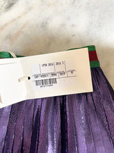 Load image into Gallery viewer, GUCCI Children’s Silk Pleated Skirt in Shine Purple (5 years)