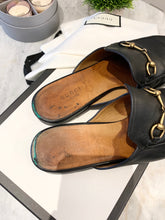 Load image into Gallery viewer, GUCCI Princetown Women’s Leather Slippers In Black EU38