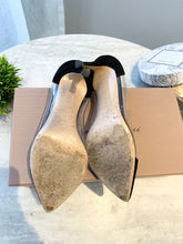 Load image into Gallery viewer, GIANVITO ROSSI Plexi 85mm Suede PVC Pumps In Black EU37.5