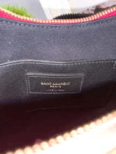 Load image into Gallery viewer, SAINT LAURENT Patent Leather Sac Coeur Heart Shape Clutch In Red
