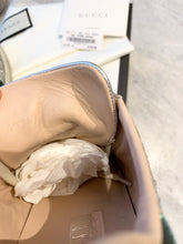 Load image into Gallery viewer, GUCCI New Ace Low Top Sneaker In White / Silver EU36