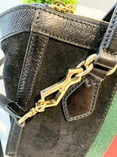 Load image into Gallery viewer, GUCCI Ophidia Suede Mini Tote Bag In Black