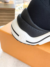 Load image into Gallery viewer, Louis Vuitton LV Archlight Stretch Textile Sneaker Boots in Black/Blue EU41