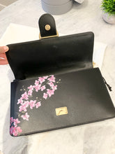 Load image into Gallery viewer, PINKO Love Me Tender Flowers Black Eco Leather Shoulder Bag In Black