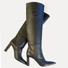 Load image into Gallery viewer, VERSACE La Medusa Leather Boots (EU38)