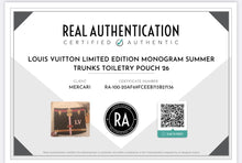 Load image into Gallery viewer, LOUIS VUITTON Monogram LIMITED EDITION Summer Trunks Toiletry Pouch 26