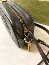 Load image into Gallery viewer, GUCCI GG Marmont Mini Crossbody Bag in Black
