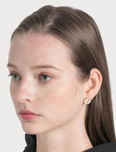 Load image into Gallery viewer, VERSACE Virtus Stud Earrings In Gold
