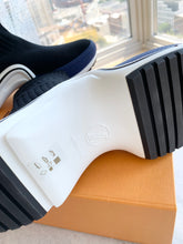 Load image into Gallery viewer, Louis Vuitton LV Archlight Stretch Textile Sneaker Boots in Black/Blue EU41