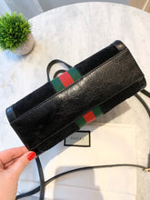 Load image into Gallery viewer, GUCCI Ophidia Suede Mini Tote Bag In Black