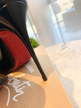 Load image into Gallery viewer, CHRISTIAN LOUBOUTIN SO KATE 120 Patent Leather Pumps In Black EU41