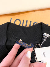 Load image into Gallery viewer, Louis Vuitton 2020/2021 Chain Detail Preppy Uniform Sweater In Black Size M