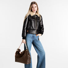 Load image into Gallery viewer, LOUIS VUITTON Graceful MM Monogram Canvas Hobo Bag in Peony