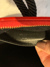 Load image into Gallery viewer, SAINT LAURENT Patent Leather Sac Coeur Heart Shape Clutch In Red