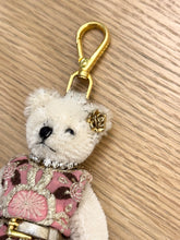Load image into Gallery viewer, PRADA Crystal Trick Teddy Bear Keychain Charm
