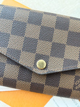 Load image into Gallery viewer, LOUIS VUITTON Damier Ebene Sarah Wallet
