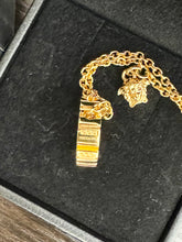 Load image into Gallery viewer, VERSACE Medusa Cut-Out Pendant Necklace in Gold
