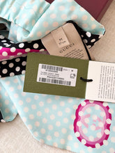 Load image into Gallery viewer, GUCCI Polka Dot Print Silk Headscarf / M no
