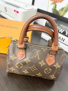 LOUIS VUITTON Vintage Monogram Nano Speedy Bag