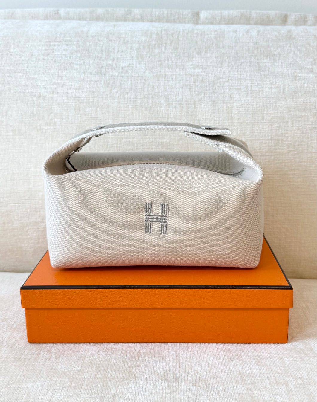 🤍 NEW!! 2025 HERMÉS Bride-a-Brac Case / Small Model / Natural