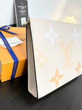 Load image into Gallery viewer, LOUIS VUITTON 2021 Monogram Empriente Leather Toiletry Pouch 26 in Cream Saffron
