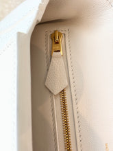 Load image into Gallery viewer, Hermès White Evercolor and Nata Swift Mini 24/24 21 / Palladium Hardware / 2022
