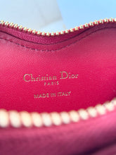Load image into Gallery viewer, DIOR Caro Heart Pouch with Chain - Monsignore Red
