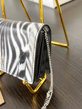 Load image into Gallery viewer, BURBERRY Small Zebra Pattern Leather Crossbody Bag
