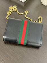 Load image into Gallery viewer, ▪️SOLD▪️GUCCI Mini Rajah Chain Crossbody Bag in Black
