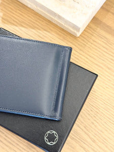 MONTBLANC Meisterstück Money Clip Wallet in Blue