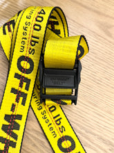 Load image into Gallery viewer, Off-White Unisex Yellow Industrial Belt - One Size
