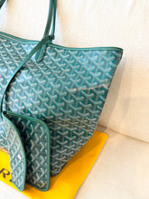 Load image into Gallery viewer, 💚 NEW! 2025 GOYARD Saint Louis GM Canvas Leather Tote Bag / Green
