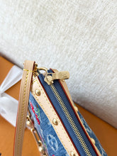 Load image into Gallery viewer, 🍒 LOUIS VUITTON LV x TM Takashi Murakami Monogram Denim Pochette Accessoires
