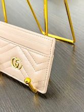 Load image into Gallery viewer, GUCCI GG Marmont Card Case in Taupe
